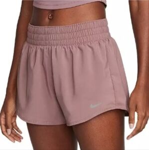 Nike Women's Dri-Fit Shorts, Mauve Color, Size Medium